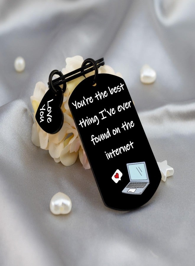 MOEXUKO Husband Christmas Gifts Stocking Stuffers Adults Couple Keychain Funny Gifts for Boyfriend Girlfriend I Love You Gift for Him Her Birthday Anniversary Valentines Day Gift for Boyfriend - Image 4